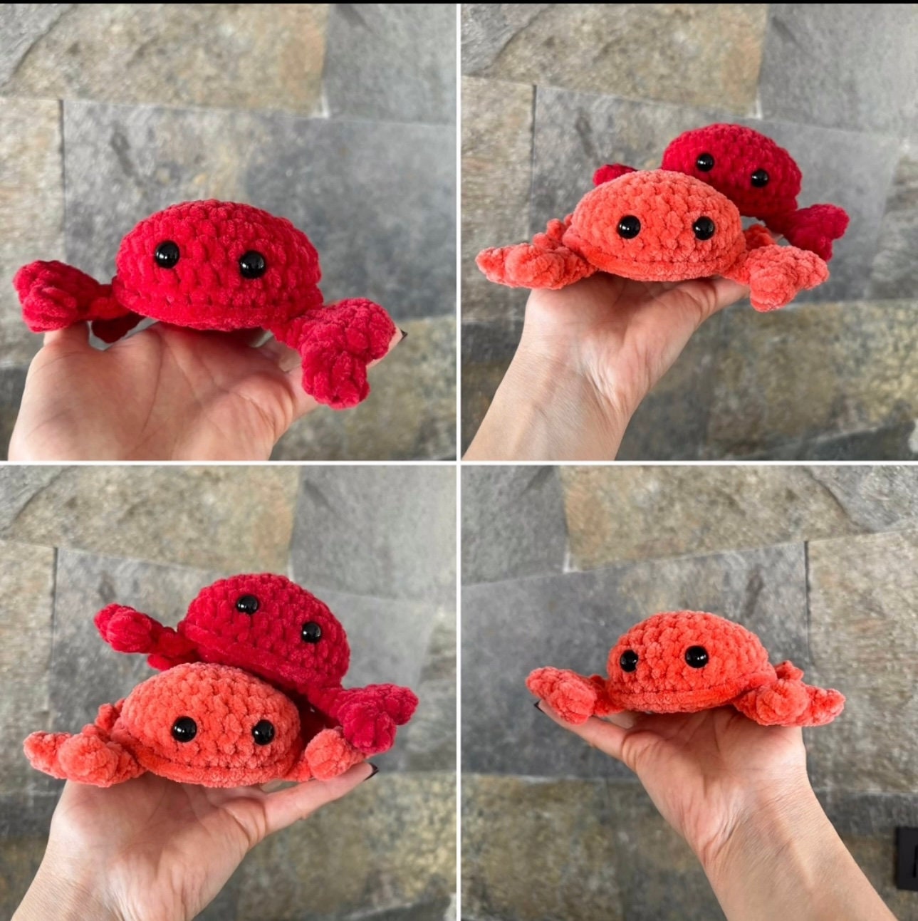 HÄKELANLEITUNG Krabbe. Englische PDF-Häkelanleitung. Keine nähen. Amigurumi. Gehäkeltes Spielzeug. Plüschtiere.