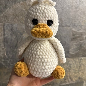 CROCHET PATTERN. Duckling. Little duck. Amigurumi duck. Crochet Duck. English PDF instructions with photos how to do. Plush. Stuffed toy.