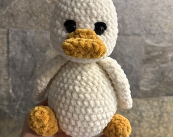 CROCHET PATTERN. Duckling. Little duck. Amigurumi duck. Crochet Duck. English PDF instructions with photos how to do. Plush. Stuffed toy.