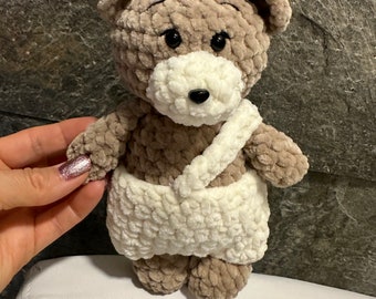 CROCHET PATTERN Bear. Little Bear. Amigurumi Bear. English PDF instructions with photos. Stuffed toy. Plush toy.