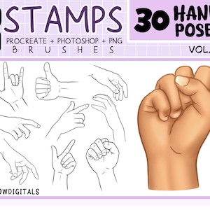 Voortplantingspenseel, Photoshop-penselen, HAND HOUDT Penseel, handenstempels, anatomie, handenschets, gids voor tekenen, personagefiguur, vingers