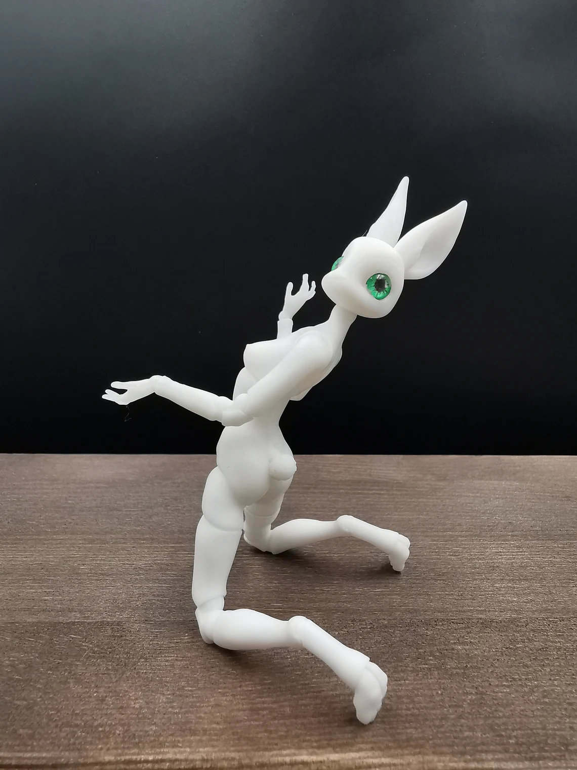 Bunny Girl Rabbit Doll With Legs, BJD Size 1/12, Rabbit Bunny ...