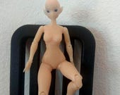 Mini muñeca.Chica con figura curvilínea.Elfo. BJD 1/12, Miniature doll 1/12 dollhouse, Jointed Doll 1/24, 1/16, 1/12, 1/8, 1/6, 1/4 BJD doll