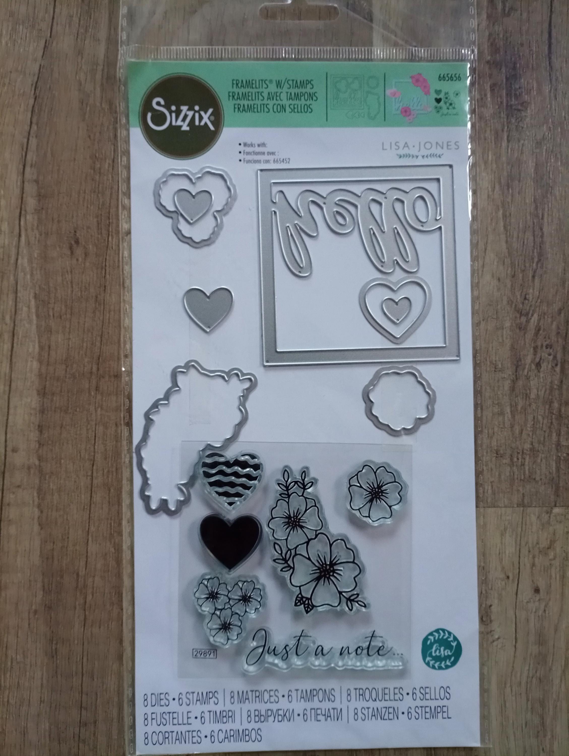 Fustella Sizzix Framelits Large Peony