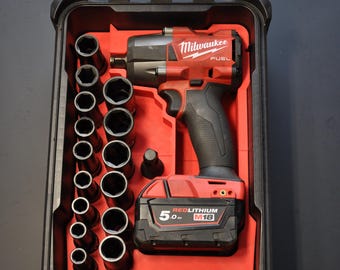 Milwaukee Packout Insert - M18 FUEL Mid-Torque Impact Wrench 2962-20 (Physical Product)