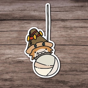 Rove Just Hanging: Monster Hunter Sticker Wilds Rove Sticker Wudwud Sticker Palico Sticker Alma Gemma Sticker Monster Hunter Wilds Love
