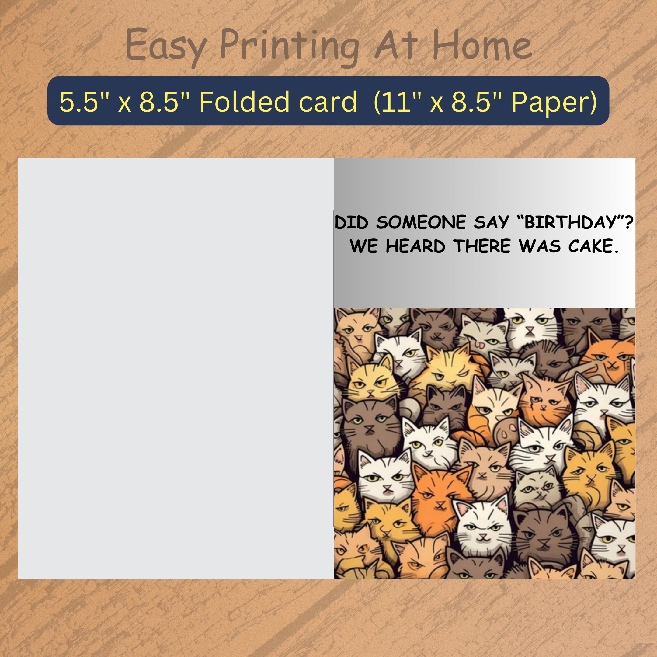 Printable Birthday Card, Downloadable Birthday Card, Birthday Card, We ...