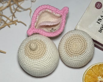 Conjunto de regalos de doula de partera para lactancia materna, consultor de formación en lactancia, conjunto de ganchillo para estudiantes de obstetra, demostración de senos de marionetas para bebés