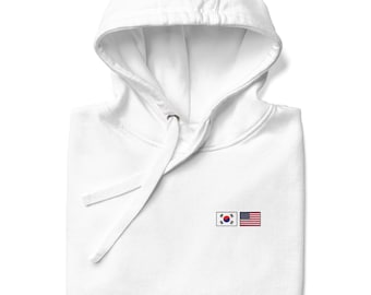 Korean American Flag Hoodie: Cultural Pride Streetwear