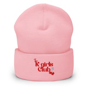 K-Girls Club Beanie | Korean Streetwear, Red Cherries