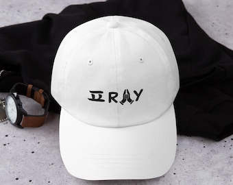 Pray (ㅍray) Dad Hat: Korean-English Faith Cap