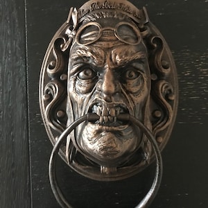 Jacob Marley Door Knocker Resin Wall Art (Painted)