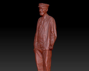 3d Printed figure - Driver 003
