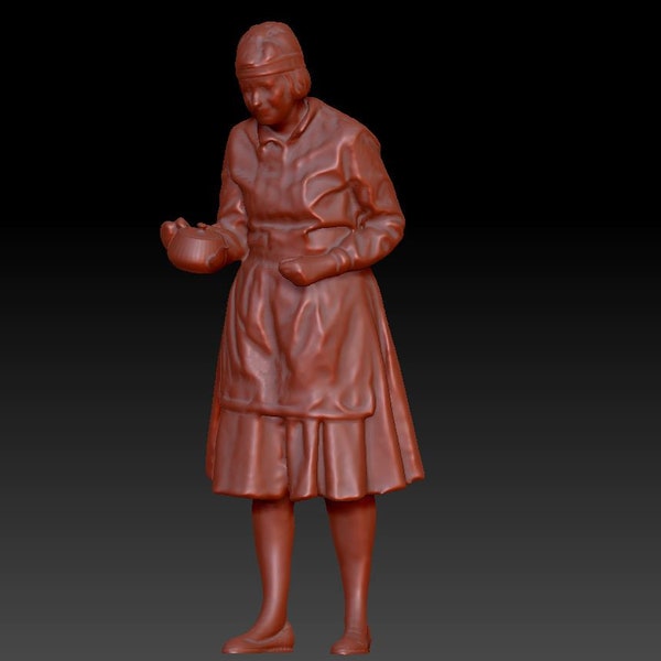 3d Printed figure - female 048