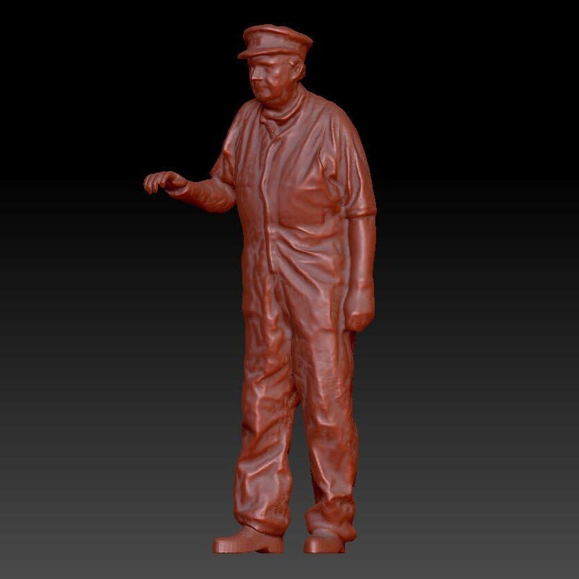 3d Printed figure - Driver 011
