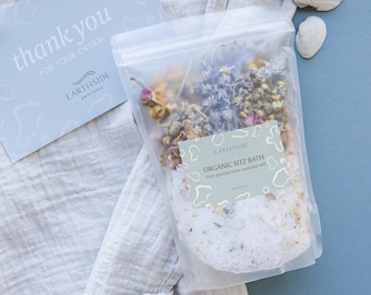 Luxe Organic Postpartum Sitz Bath Soak,  Postpartum Gift, 4th Trimester Care Package, Gift for New Mom, Baby Shower Gift