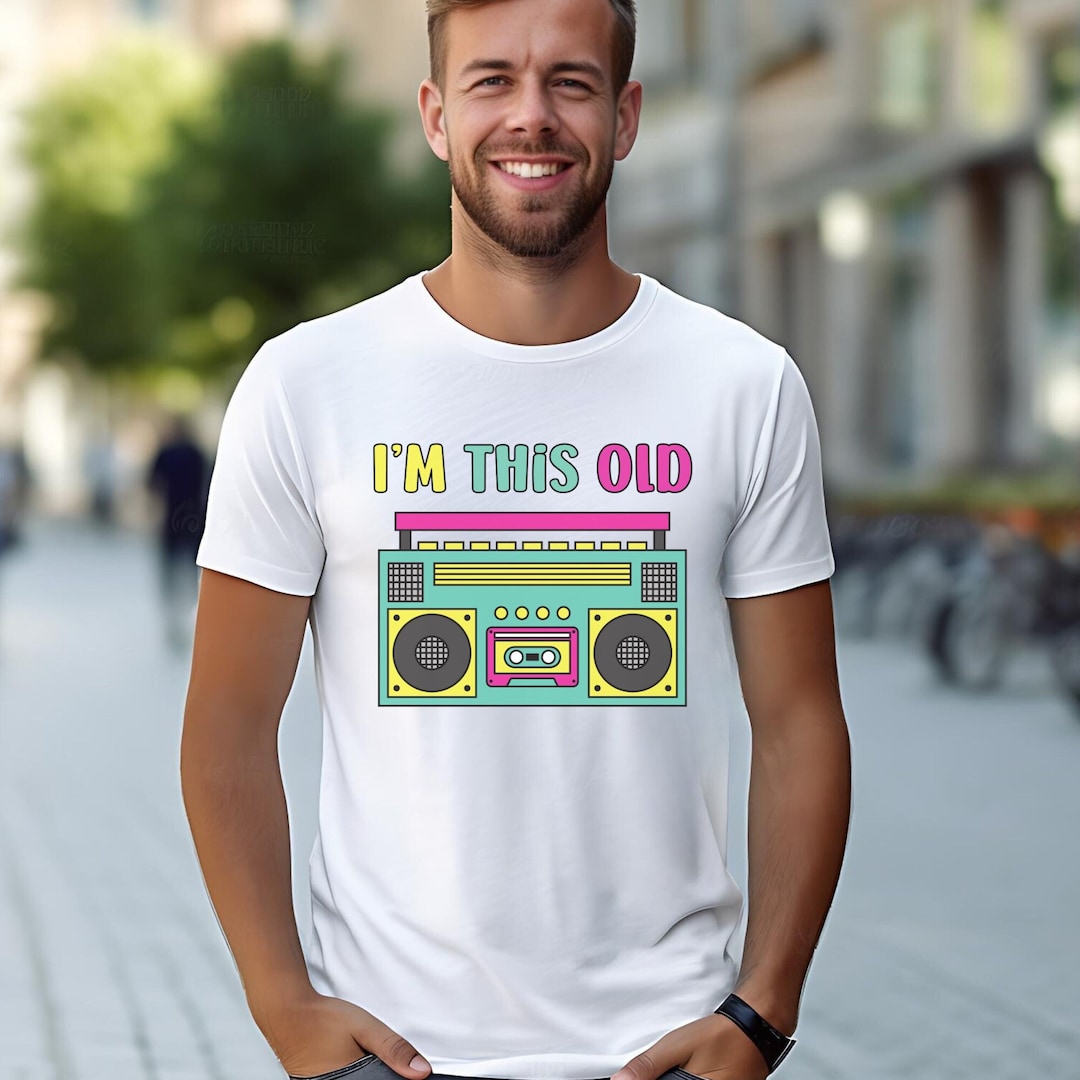 Funny 80s Music Tshirt for Gen X Music Lovers With Boom Box - Etsy