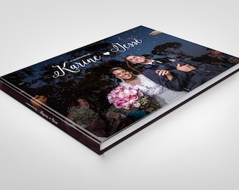 Personalized Wedding Photo Book Hardcover | Custom Wedding Album | Printed Photo Book 180 GSM | Handmade Keepsake Gift