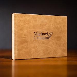 Premium Wedding Lay flat Photo Album | Flush Mount Album | Leatherette Album | Gift For Wife | Family Scrapbook Album | Custom Photobook |