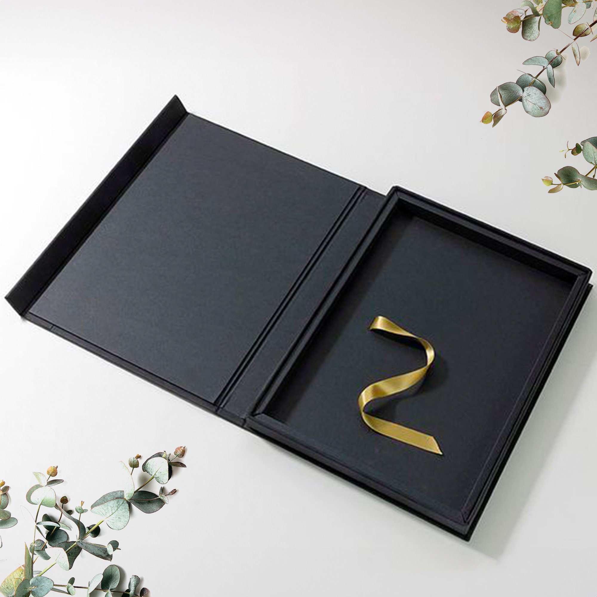Premium Hardcover Wedding Photo Album With Keepsake Box