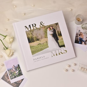 Personalized Photo Album | Premium Flush Mount Photobook | Binding And Ultra-Thick Pages Album | Custom Printed Cover Album | Memory Book |