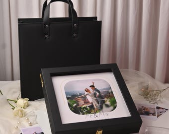 Luxury Hardcover Wedding Photo Album | Thick Flush Mount Pages | Keepsake Box & Custom Memories Photobook
