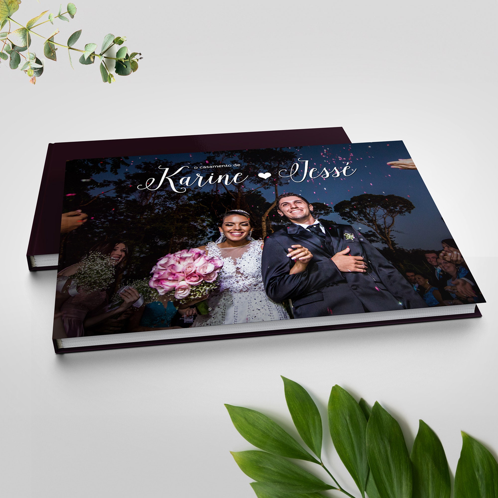 Customized Hardcover Wedding Photo Book: Standard Photo book, 180 GSM Paper, Non Lay-flat Binding, Full Printed Pages - Handcrafted for You!
