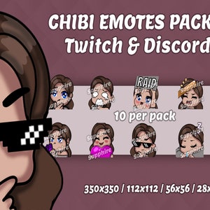 Chibi Emotes | Pack 2 | SapphireArt