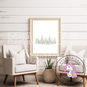 Elegant Modern Décor- 11 Premium Farmhouse Frame Mockups, Instant Download, High Quality, Trendy Design | Template Frame Art | Stock Photo