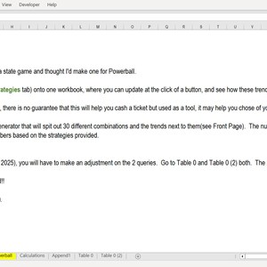 Powerball Lottery Trends and Number Generator using Strategic Hot and Cold Numbers