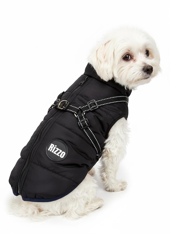 Hundejacke nach Ma mit Geschirr, wasserdichter Hundemantel, warmer Winter- Hundemantel fr kleine mittelgroe groe Hunde - Etsy.de