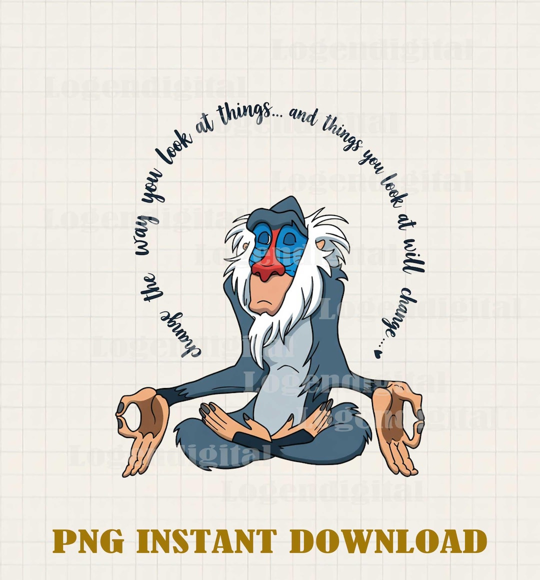 Lessons By Rafiki Rafiki Inspired Meditation Quotes PNG, Rafiki Lion King Png, Spiritual ...