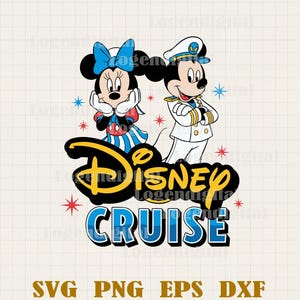 Disney Cruise Mickey And Minnie Svg, Cruise svg Family Cruise Mickey Mouse svg png eps dxf files cricut