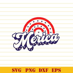 Merica Svg july 4th Svg Independence day svg Fourth of July Svg Merica Png America Svg Dxf Eps files