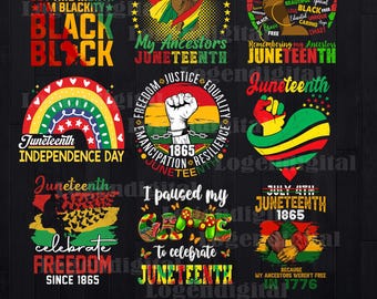 Juneteenth Black History Freedom 1865 bundle Png, Juneteenth Month Png, Black Woman Png, Juneteenth Africa Woman png Sublimation