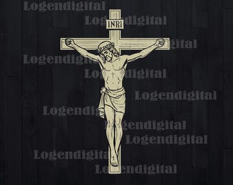 Cross of Jesus Christ Inri Symbols SVG, Jesus Christ Svg Christian ...