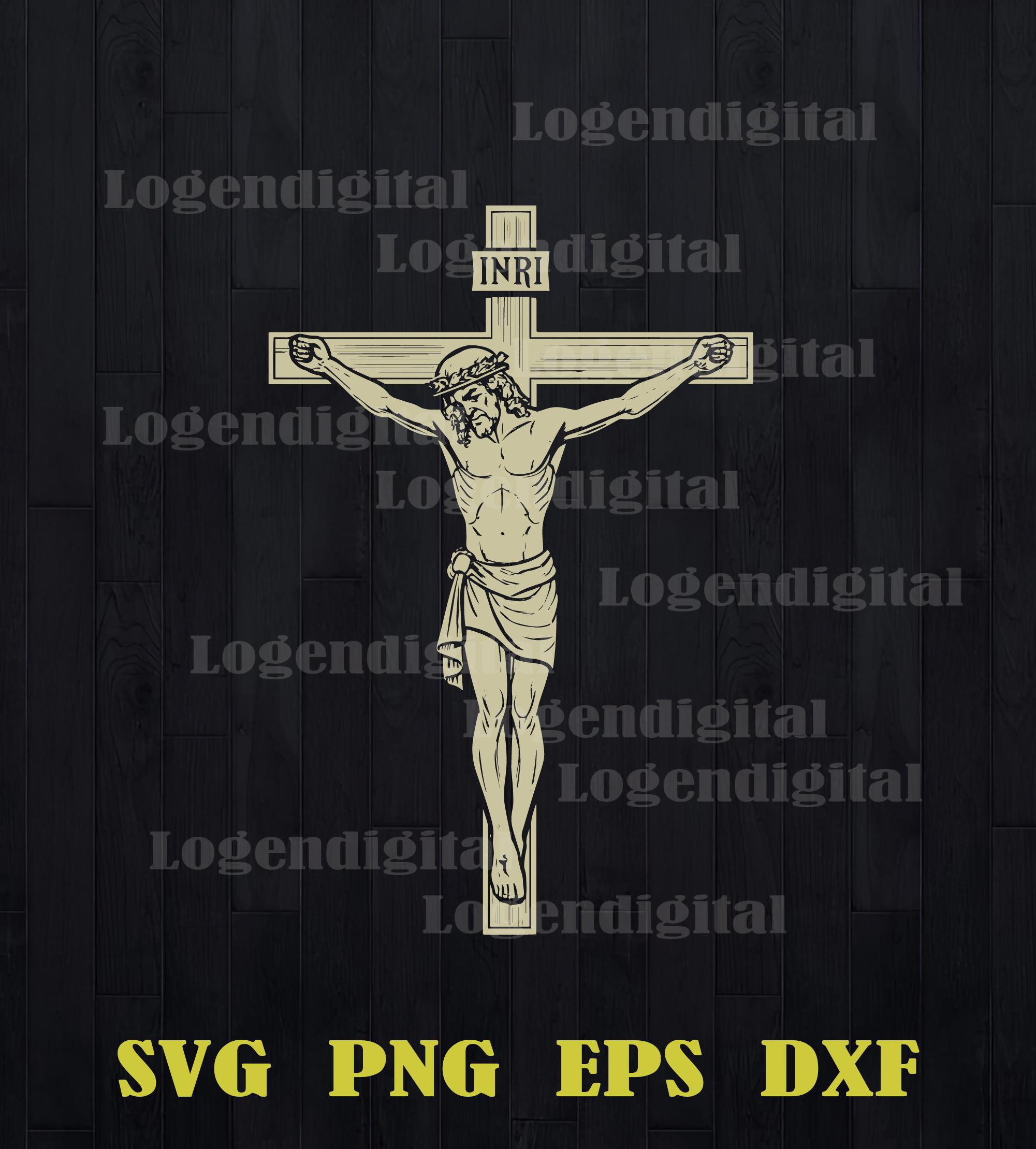 イエス・キリストの十字架 Inri シンボル SVG、イエス・キリスト SVG