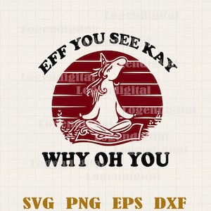Eff Du Ser Kay Varför Åh Du Enhörning SVG Rolig Enhörning Knullar Dig Svg Png Dxf Eps-filer Cameo Cricut