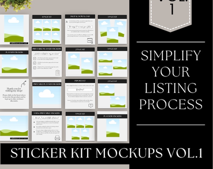 Sticker Mockup, Sticker Mockup Psd, Canva Mockup, Sticker Mockup Hand ...