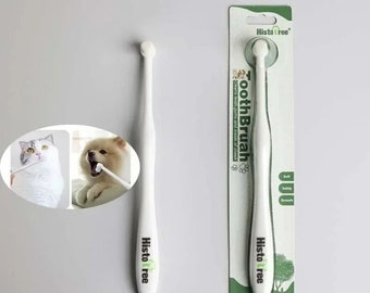 Rundkopfzahnbürste für Hunde entfernen Mundgeruch und Zahnstein Zahnpflege weiche Bürste Mundreinigungswerkzeuge für Hunde und Katzen Lieferungen