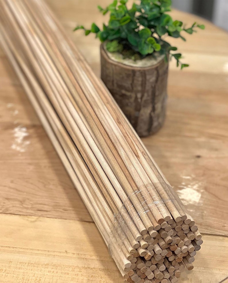 Wooden Rod Unleash Your Creativity With Highquality Craft Etsy