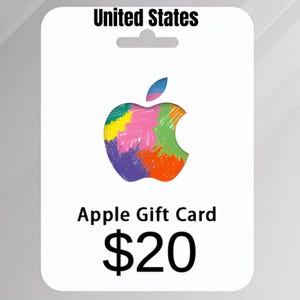Apple-cadeaubon 20 USD - regio VS - App Store en iTunes - snelle levering