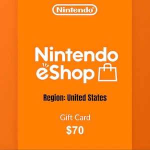 Nintendo eShop Prepaid Card 70 USD Key - VERENIGDE STATEN | Snelle levering