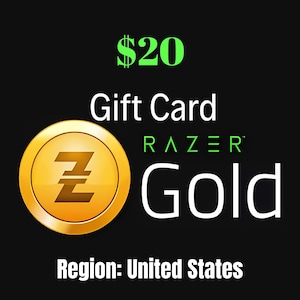 Rasierer Gold Geschenkkarte 20 USD Key - USA | Schnelle Lieferung