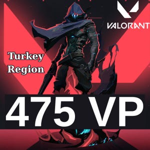 Valorant Punkte Geschenkkarte - 475 VP - TÜRKEI | Schnelle Lieferung