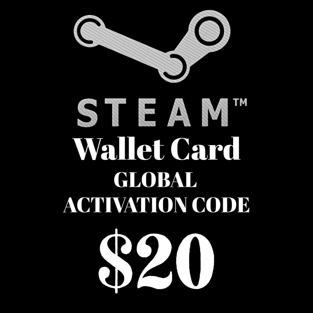 Steam Wallet Card - 20 USD - Global Activation Code - Fast Delivery - Etsy