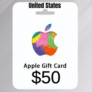 Apple Geschenkkarte 50 USD - US Region - App Store & itunes - schnelle Lieferung