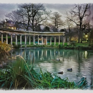 Impresión 5x7 - Parque de París - Foto original