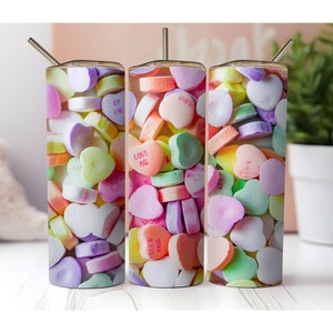 Candy Hearts Tumbler