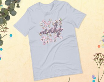 Mahjong “Mahj” Girly Tile T-Shirt